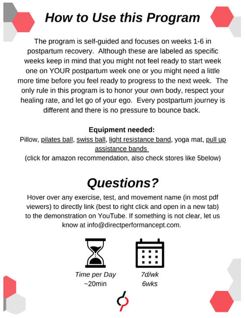6 Week Early Postpartum Mobility and Movement Program - Image 3